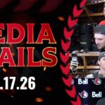 Drake Batherson, Shane Pinto, Thomas Chabot, Travis Green Media Availability