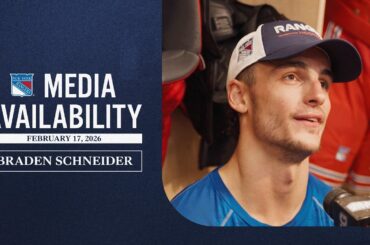 NYR Practice: Braden Schneider | Feb. 17, 2026
