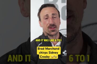 Brad Marchand roasts Sidney Crosby 🤣☠️