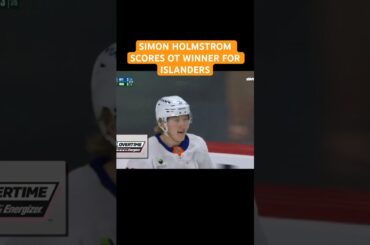 SIMON HOLMSTROM SCORES OT WINNER FOR ISLANDERS OVER WILD