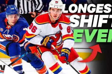 Longest Shift in NHL History: Jack Hughes - Dec 9, 2022 | NHL Records
