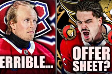 TERRIBLE PATRIK LAINE UPDATE + ARBER XHEKAJ OFFER SHEET TO THE OTTAWA SENATORS? HUGE HABS RUMOURS