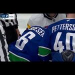 Boeser Takes Dirty Hit