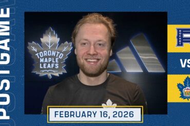 Alex Nylander | Postgame vs. Laval Rocket | February 16, 2026