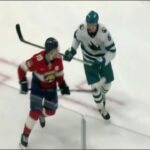 🥊🥊 Just the 1st period into his return and Matthew Tkachuk got into it with Vincent Desharnais 👀