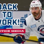 THE BOYS ARE BACK IN TOWN! 💥 The Blue Jackets Went Back To Work After The Olympic Break!