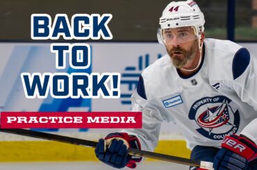 THE BOYS ARE BACK IN TOWN! 💥 The Blue Jackets Went Back To Work After The Olympic Break!