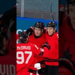 Is Nathan MacKinnon not happy with his Olympic linemates? 👀