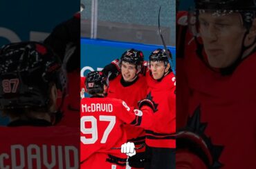 Is Nathan MacKinnon not happy with his Olympic linemates? 👀