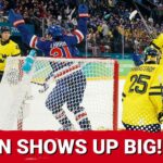 DYLAN LARKIN AND LUCAS RAYMOND CLUTCH UP! | USA wins in OT to eliminate Sweden