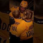 Josi takes the ice for his 1000th game!🇨🇭Josi betritt das Eis zu seinem 1000. Spiel! #hockey #nhl