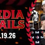 Carter Yakemchuk, Jordan Spence, Travis Green Media Availability