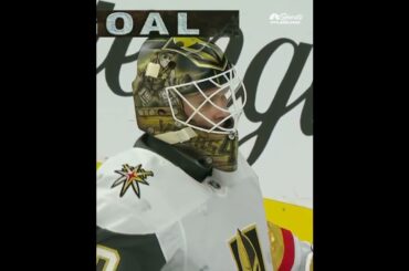 Noah Juulsen blasts a one-timer past Akira Schmid to tie up Flyers vs Golden Knights