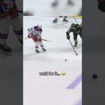 Brennan Othman Clears Puck With Knob Of Stick