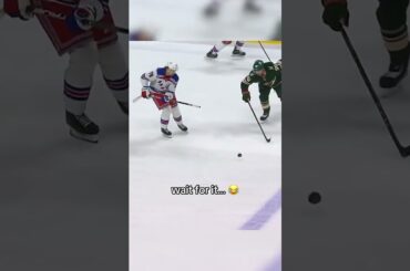 Brennan Othman Clears Puck With Knob Of Stick