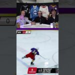 Quel beau lancé! Aubé-Kubel n'aura pas fait 4h de route pour rien selon Steve 😂🚗!