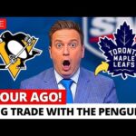 PENGUINS AND LEAFS MAKING A BIG TRADE INVOLVING A CENTER! WHO IS HE? MAPLE LEAFS NEWS