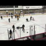 Noel Acciari makes Evgeni Malkin do pushups at practice