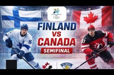 Live Hockey: CANADA vs FINLAND | Men's Hockey Semifinal | 2026 Winter Olympics LIVE Watch-Along