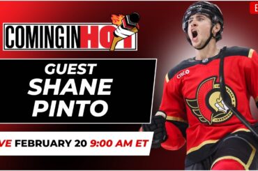 Guest Shane Pinto - Coming in Hot LIVE - February 20th
