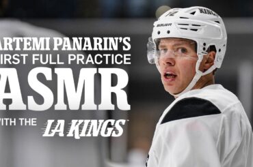 Skating with Artemi Panarin for his First LA Kings Practice!