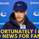 JUST ANNOUNCED! SAD NEWS ABOUT ELIAS PETTERSSON! CANUCKS FANS WEREN'T EXPECTING THIS! CANUCKS NEWS