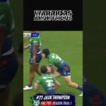Jack Thompson | Warriors | NRL | Pre-Season Trial 1