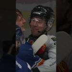 Markus Nurmi och Keegan Lowe bråkar (Luleå HF mot Växjö Lakers HC Vida Arena SHL Sverige) (#Shorts)