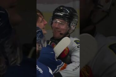 Markus Nurmi och Keegan Lowe bråkar (Luleå HF mot Växjö Lakers HC Vida Arena SHL Sverige) (#Shorts)