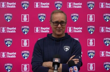 Paul Maurice: Florida Panthers Back at Practice, Talks Finland Olympic Coaching Rumor