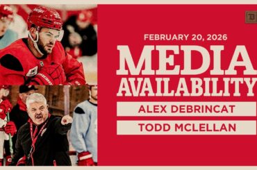 Alex DeBrincat & Todd McLellan Media Availability | Feb 20, 2026