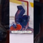Tristan Jarry Makes A Spectacular Save! 😱