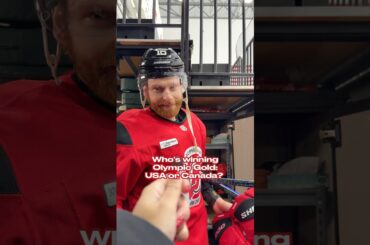 There is only one, obvious answer here. #njdevils #WinterOlympics #usa #canada #shorts #usavscanada