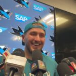 Regenda "Surprised" by His Backhand Goal, Talks Misa Pass | Sharks vs. Rangers Post-Game (1.23.26)