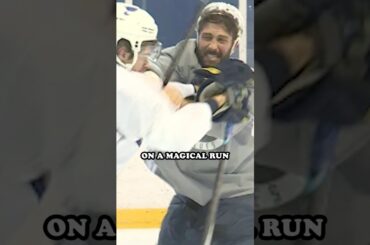 Robert Bortuzzo talks about the famous practice fight during the #Blues cup season #shorts #nhl