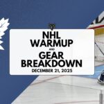 NHL Warmup & Gear Breakdown | Toronto Maple Leafs | Dennis Hildeby & Joseph Woll