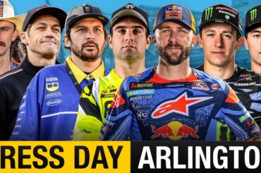 2026 Arlington Supercross Press Day | Tomac, Anderson, Craig