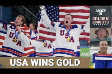 Vegas Golden Knights' Jack Eichel & USA Hockey SHOCK Canada in Historic Gold Medal WIN | VGK Podcast