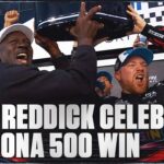 Michael Jordan & Tyler Reddick Celebrate DAYTONA 500 WIN 🏁 NASCAR on FOX