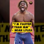 Is Noah Lyles Faster Than Usain Bolt? #shorts #sprinter #noahlyles