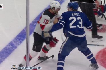 Nico Hischier vs Matthew Knies Dec 30, 2025