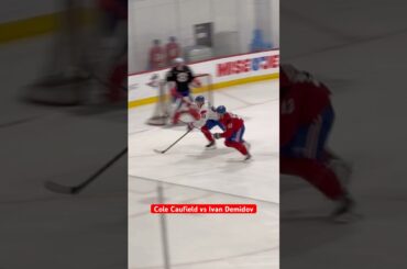 Cole Caufield vs Ivan Demidov