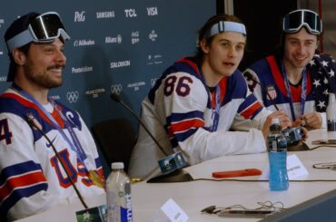 USA Men's Hockey Gold Medal Press Conference