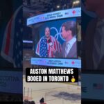 Auston Matthews BOOED in Toronto after winning gold with USA… #leafs #USA #hockey #olympics #shorts