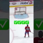 Jake Evans shows off his accuracy 🎯 #NHL #Shorts