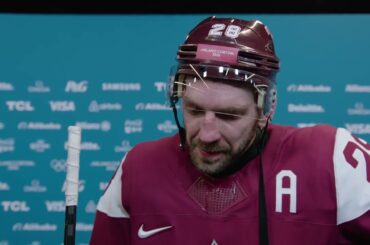 Girgensons shares thoughts after Latvia's opening loss to USA