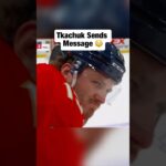 Tkachuk vows retaliation for Domi’s hit on Barkov 😳👊 #nhlplayoffs