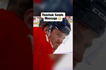 Tkachuk vows retaliation for Domi’s hit on Barkov 😳👊 #nhlplayoffs