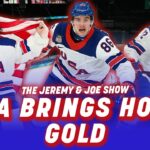 USA BEATS Canada 2-1 to Bring Home the Gold! | The Jeremy and Joe Show