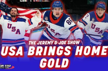 USA BEATS Canada 2-1 to Bring Home the Gold! | The Jeremy and Joe Show